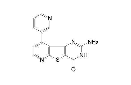 2-Amino-9-(3-pyridinyl)pyrido[3',2':4,5]thieno[3,2-d]pyrimidin-4(3H)-one