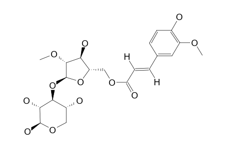 O-[2'-O-METHOXY-5'-O-(E)-FERULOYL]-ALPHA-L-ARABINOFURANOSYL-(1->3)-BETA-D-XYLOPYRANOSE