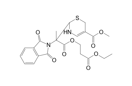 1'-(Ethoxycarbonyl)ethyl 2-[5"-(methoxycarbonyl)-6H-1{",3"-thiazin-2"-yl]-2-phthalimidopropanoate