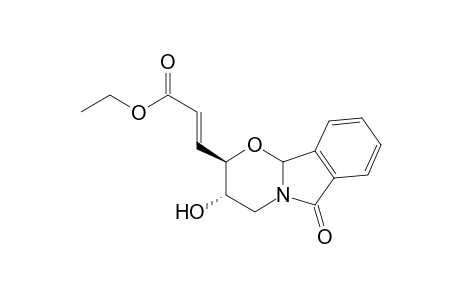 (E)-3-[(2R,3S)-3-hydroxy-6-keto-2,3,4,10b-tetrahydro-[1,3]oxazin[2,3-a]isoindol-2-yl]acrylic acid ethyl ester