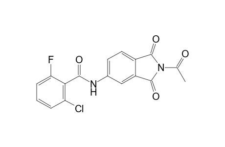 N-acetyl-4-(2-chloro-6-fluorobenzamido)phthalimide