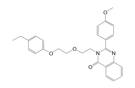 3-{2-[2-(4-ethylphenoxy)ethoxy]ethyl}-2-(4-methoxyphenyl)-4(3H)-quinazolinone