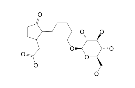 3-OXO-2-(5'-BETA-D-GLUCOPYRANOSYLOXY-2'-(Z)-PENTENYL)-CYCLOPENTANE-1-ACETIC-ACID