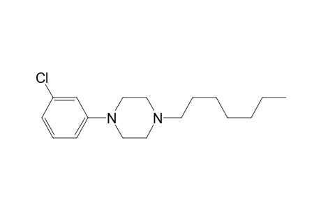 1-(3-Chlorophenyl)-4-heptyl-piperazine