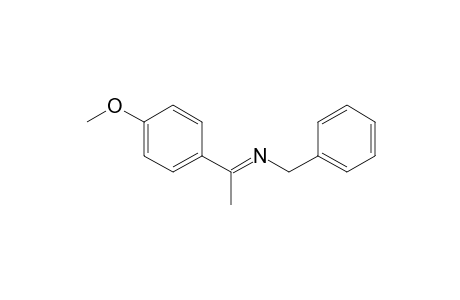 Benzenemethanamine, N-[1-(4-methoxyphenyl)ethylidene]-