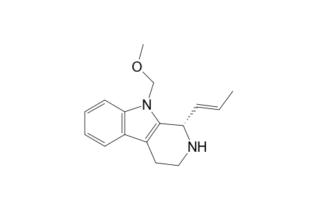 (-)-9-(Methoxymethyl)-1(S)-propenyl-1,2,3,4,-tetrahydro-.beta.-carboline