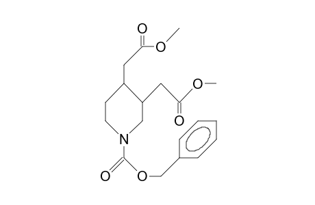 (3R,4S)-1-Benzyloxycarbonyl-3,4-piperidine diacetic acid, dimethyl ester