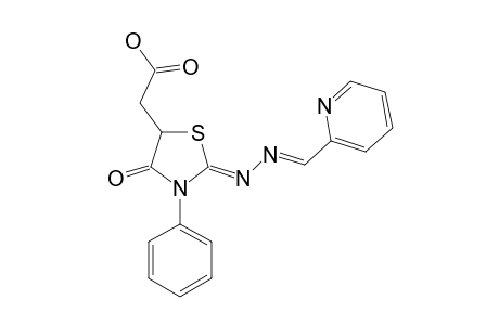 [2-(2-PYRIDYL-METHYLEN-HYDRAZONE)-3-PHENYL-4-OXO-1,3-THIAZOLIDIN-5-YL]-ACETIC-ACID