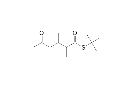 2,3-Dimethyl-5-oxohexanethioic acid S-tert-butyl ester