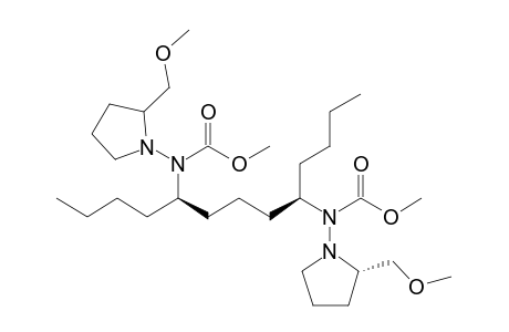 (1R,5R,2'S,2''S)-(-)N-{1-Butyl-5-[(2-methoxymethylpyrrolidine-1-yl)methoxycarbonylamino]nonyl}-N-(2-methoxymethylpyrrolidin-1-yl)methylcarbamate