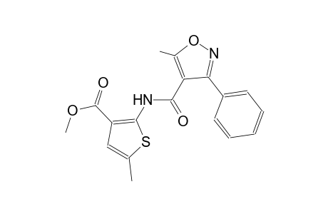 methyl 5-methyl-2-{[(5-methyl-3-phenyl-4-isoxazolyl)carbonyl]amino}-3-thiophenecarboxylate