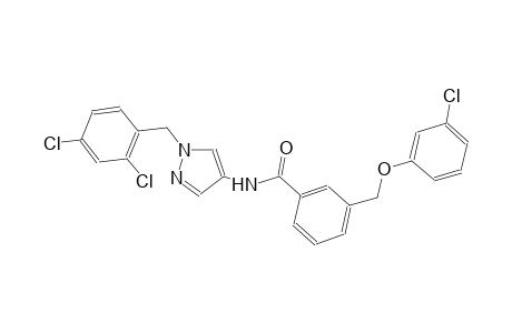 3-[(3-chlorophenoxy)methyl]-N-[1-(2,4-dichlorobenzyl)-1H-pyrazol-4-yl]benzamide