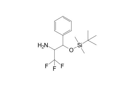 (anti)-[2-(t-Butyldimethylsilyl)oxy-2-phenyl-1-(trifluoromethyl)-ethylamine