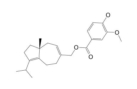 14-(4'-HYDROXY-3'-METHOXYBENZOYLOXY)-DAUC-4,8-DIENE