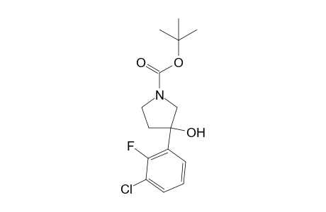 tert-butyl 3-(3-chloro-2-fluorophenyl)-3-hydroxypyrrolidine-1-carboxylate