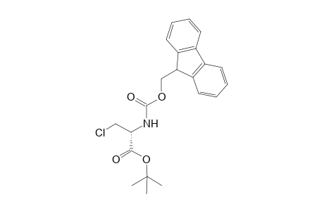(2R)-3-chloro-2-(9H-fluoren-9-ylmethoxycarbonylamino)propionic acid tert-butyl ester