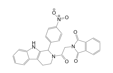 2-{2-[1-(4-nitrophenyl)-1,3,4,9-tetrahydro-2H-beta-carbolin-2-yl]-2-oxoethyl}-1H-isoindole-1,3(2H)-dione