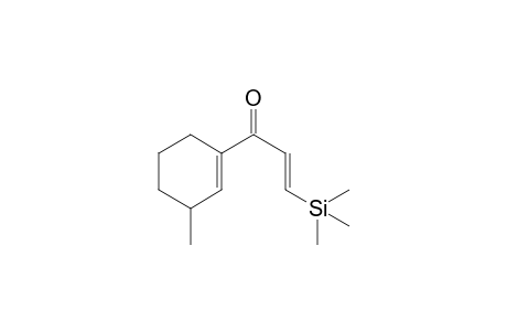 (E)-1-(3-Methyl-1-cyclohexenyl)-3-trimethylsilyl-2-propen-1-one