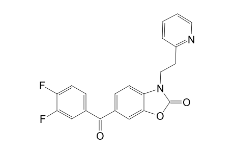 6-(3,4-difluorobenzoyl)-3-(2-(pyridin-2-yl)ethyl)benzo[d]oxazol-2(3H)-one