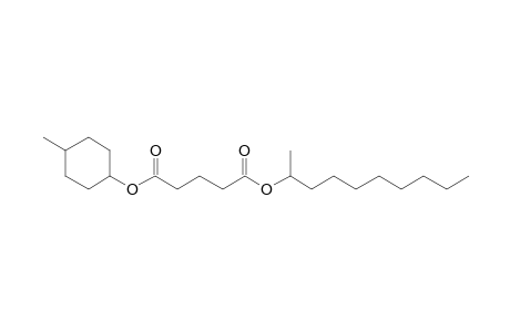 Glutaric acid, dec-2-yl 4-methylcyclohexyl ester