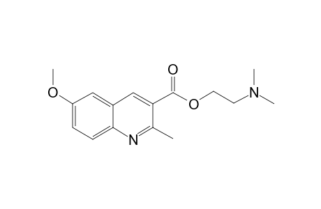 2-(Dimethylamino)ethyl 6-methoxy-2-methyl-3-quinolinecarboxylate