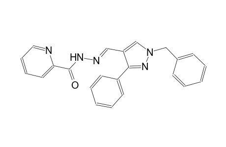 N'-[(E)-(1-benzyl-3-phenyl-1H-pyrazol-4-yl)methylidene]-2-pyridinecarbohydrazide