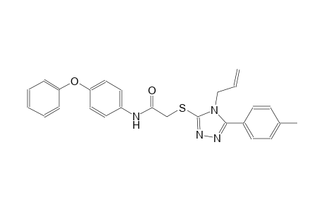 2-{[4-allyl-5-(4-methylphenyl)-4H-1,2,4-triazol-3-yl]sulfanyl}-N-(4-phenoxyphenyl)acetamide