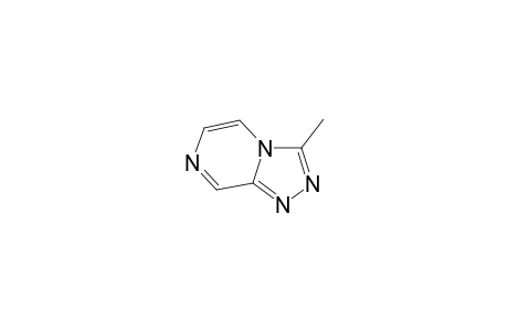 s-Triazolo[4,3-a]pyrazine, 3-methyl-