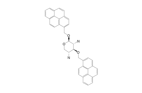 1-PYRENYLMETHYL-3-O-(1-PYRENYLMETHYL)-2,4-DIAMINO-2,4-DIDEOXY-BETA-D-XYLOPYRANOSIDE