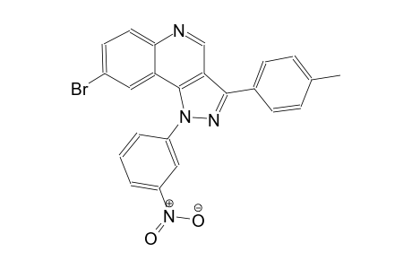 8-bromo-3-(4-methylphenyl)-1-(3-nitrophenyl)-1H-pyrazolo[4,3-c]quinoline
