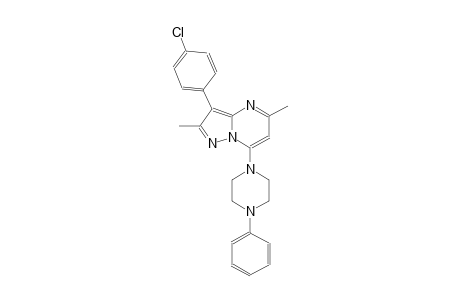 3-(4-chlorophenyl)-2,5-dimethyl-7-(4-phenyl-1-piperazinyl)pyrazolo[1,5-a]pyrimidine