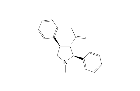 (2S,3S,4R)-3-ISOPROPENYL-1-METHYL-2,4-DIPHENYLPYRROLIDINE;MINOR-ISOMER