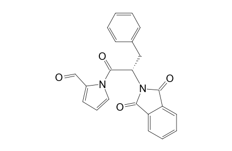 1-[(2S)-2-(1,3-dioxo-2-isoindolyl)-1-oxo-3-phenylpropyl]-2-pyrrolecarboxaldehyde