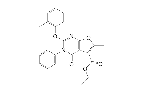 5-Ethoxycarbonyl-6-methyl-2-(2-methylphenoxy)-3-phenylfuro[2,3-d]pyrimidin-4(3H)-one