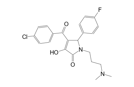 2H-pyrrol-2-one, 4-(4-chlorobenzoyl)-1-[3-(dimethylamino)propyl]-5-(4-fluorophenyl)-1,5-dihydro-3-hydroxy-