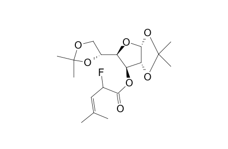 (1,2:5,6-Di-isopropylidene-.alpha.,D-glucofuranose-3-O-yl)-2-fluoro-4-methylpent-3-enoate