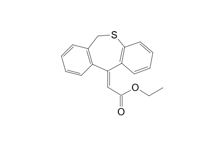 Acetic acid, 6H-dibenzo[b,E]thiepin-11-ylidene-, ethyl ester