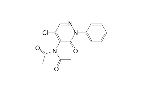 N-Acetyl-N-(5-chloro-3-oxo-2-phenyl-2,3-dihydro-4-pyridazinyl)acetamide