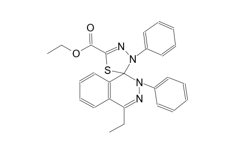 ethyl 4-ethyl-2,3'-diphenyl-2H,3'H-spiro[phthalazine-1,2'-[1,3,4]thiadiazole]-5'-carboxylate
