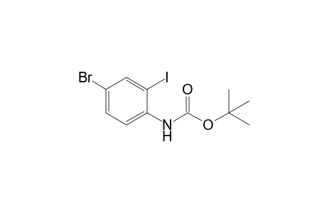 N-(4-bromo-2-iodo-phenyl)carbamic acid tert-butyl ester
