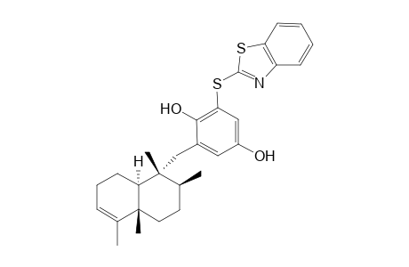 Avarol-3'-[thio(benzothiazole)]