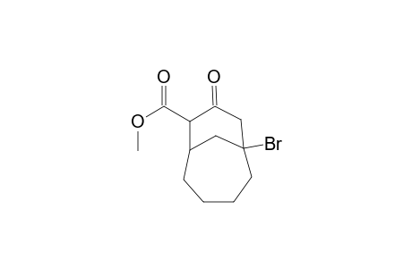 Methyl ester of 1-Bromo-8-oxobicyclo[4.3.1]decane-7-carboxylic acid