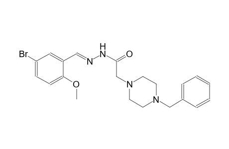 1-piperazineacetic acid, 4-(phenylmethyl)-, 2-[(E)-(5-bromo-2-methoxyphenyl)methylidene]hydrazide