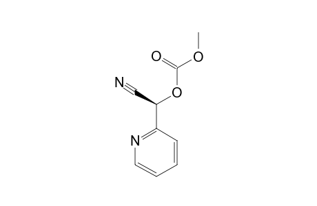 (S)-2-(Methoxycarbonyloxy)-2-(3-pyridyl)acetonitrile