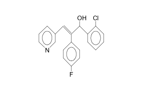 1-(2-Chloro-phenyl)-2-(4-fluoro-phenyl)-3-(3-pyr idyl)-allycalcohol
