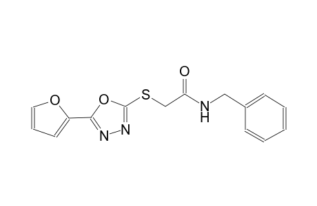 N-Benzyl-2-([5-(2-furyl)-1,3,4-oxadiazol-2-yl]sulfanyl)acetamide