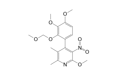 2-Methoxy-4-(3,4-dimethoxy-2-(methoxymethoxy)phenyl)-5,6-dimethyl-3-nitropyridine