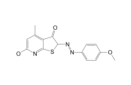 3-HYDROXY-4-METHYL-2-[(P-METHOXYPHENYL)-AZO]-6,7-DIHYDROTHIENO-[2,3-B]-PYRIDINE-6-ONE
