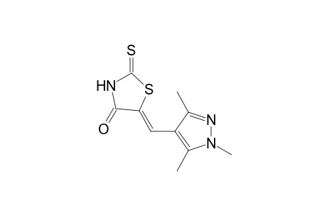 2-Thioxo-5-(1,3,5-trimethyl-1H-pyrazol-4-ylmethylene)-thiazolidin-4-one