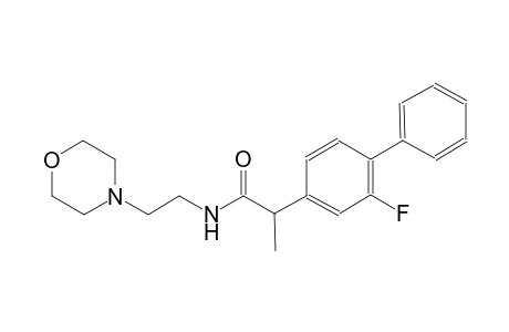 benzeneacetamide, 3-fluoro-alpha-methyl-N-[2-(4-morpholinyl)ethyl]-4-phenyl-